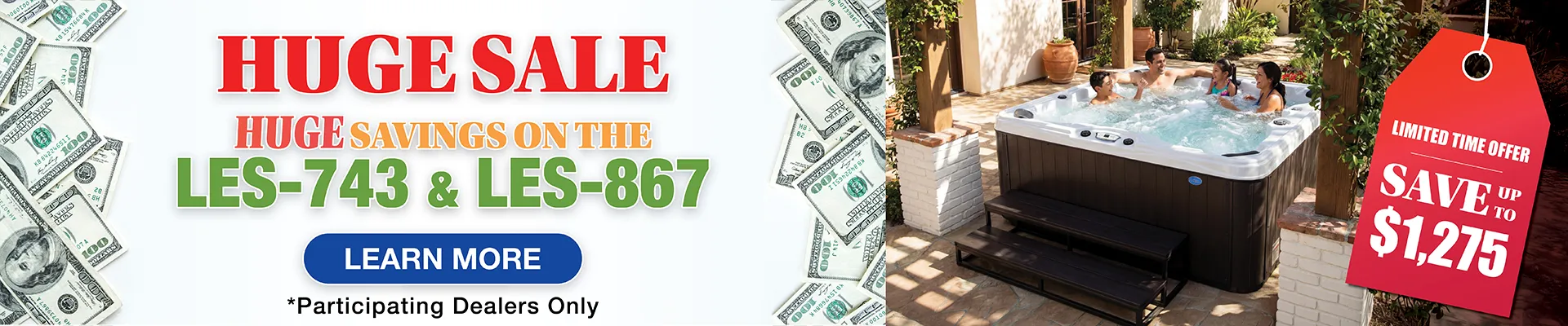 Calspas hot tub being used in a family setting - Palm Coast